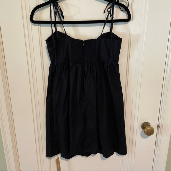 NWT Reformation Black Cox Mini Dress - Picture 7 of 9